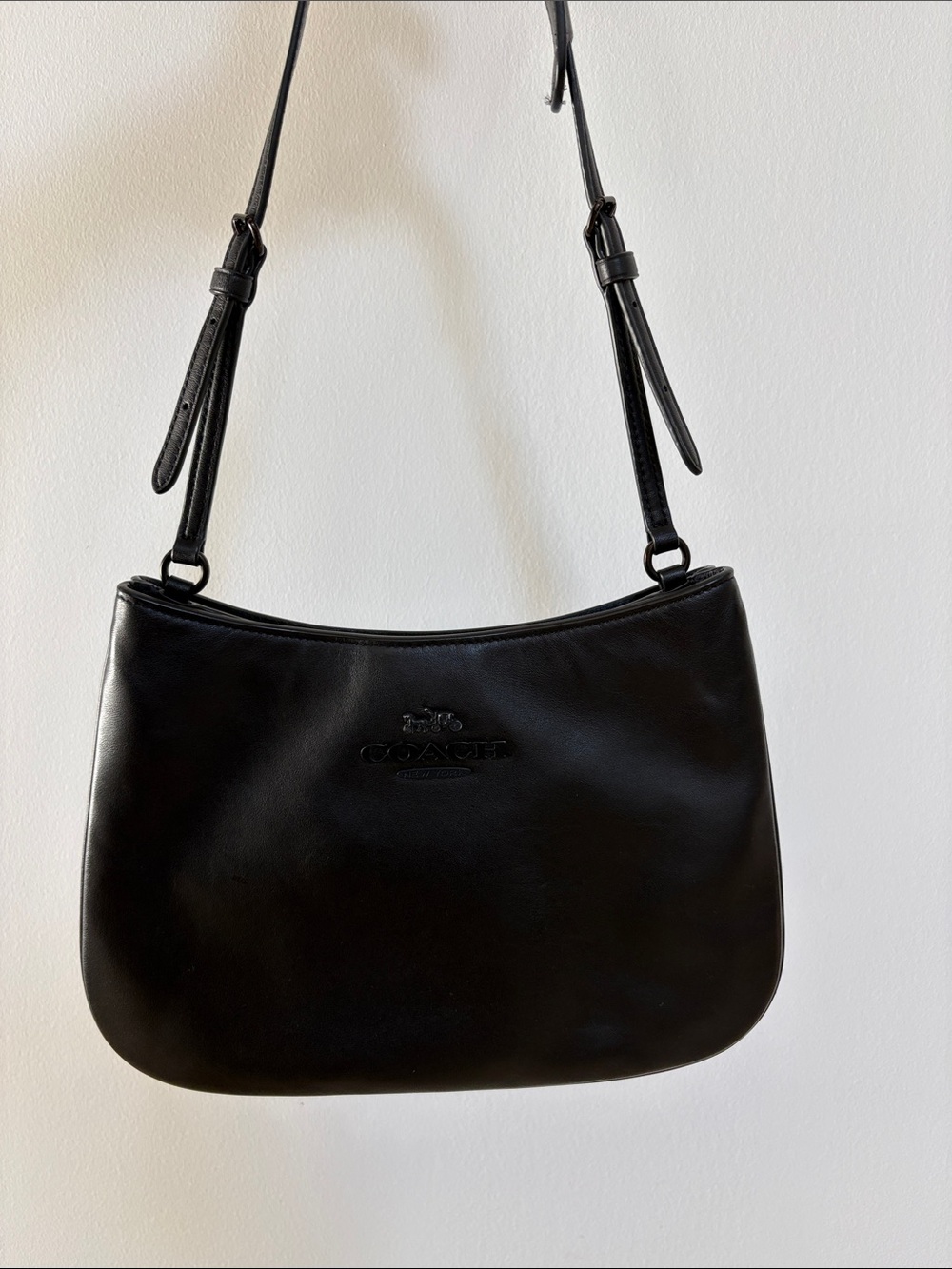 Leather Coach shoulder bag